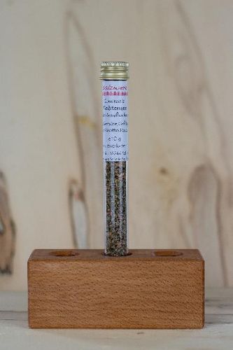 Mediterrane Steinsalzflocken 10 g Reagenzglas